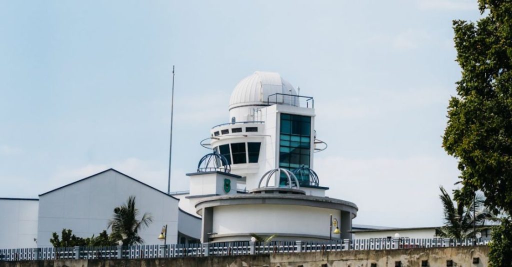 Citizen Science - A building with a white dome on top of it