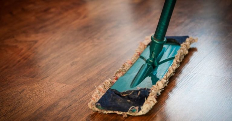 Cleaning Products - Brown Wooden Floor